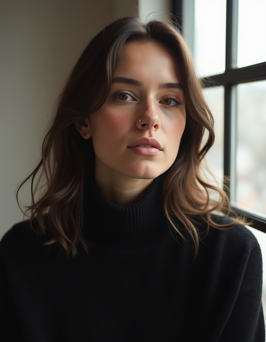 Théa Paris — knit sweater worn, lifestyle