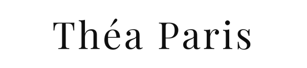 Théa Paris logo wordmark ink on transparent
