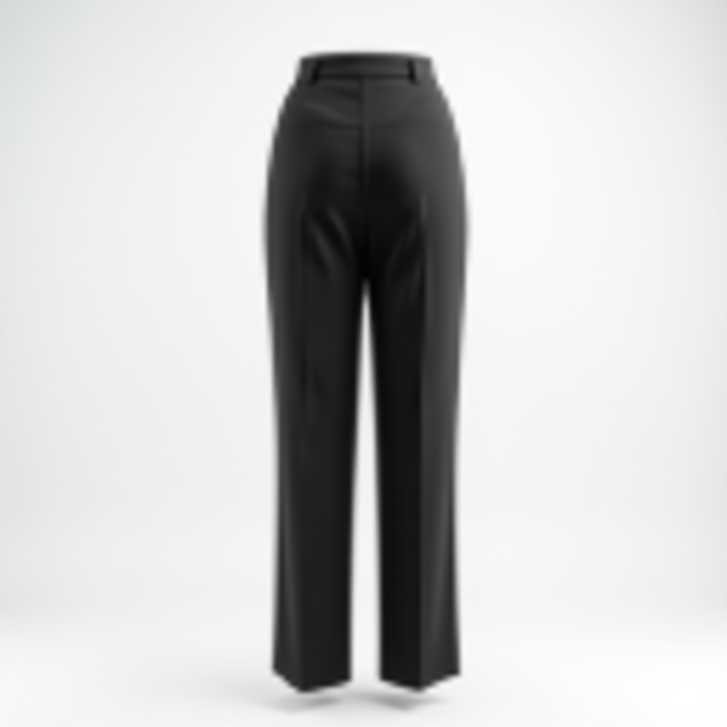 The Théa Travel Set — Straight-Cut Pants in Black